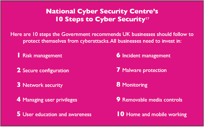 10 Steps to Cyber Security 