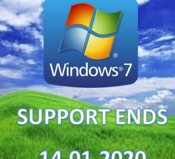 Windows 7 support ends 14.01.2020