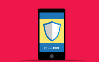 Free cyber security phone login vector