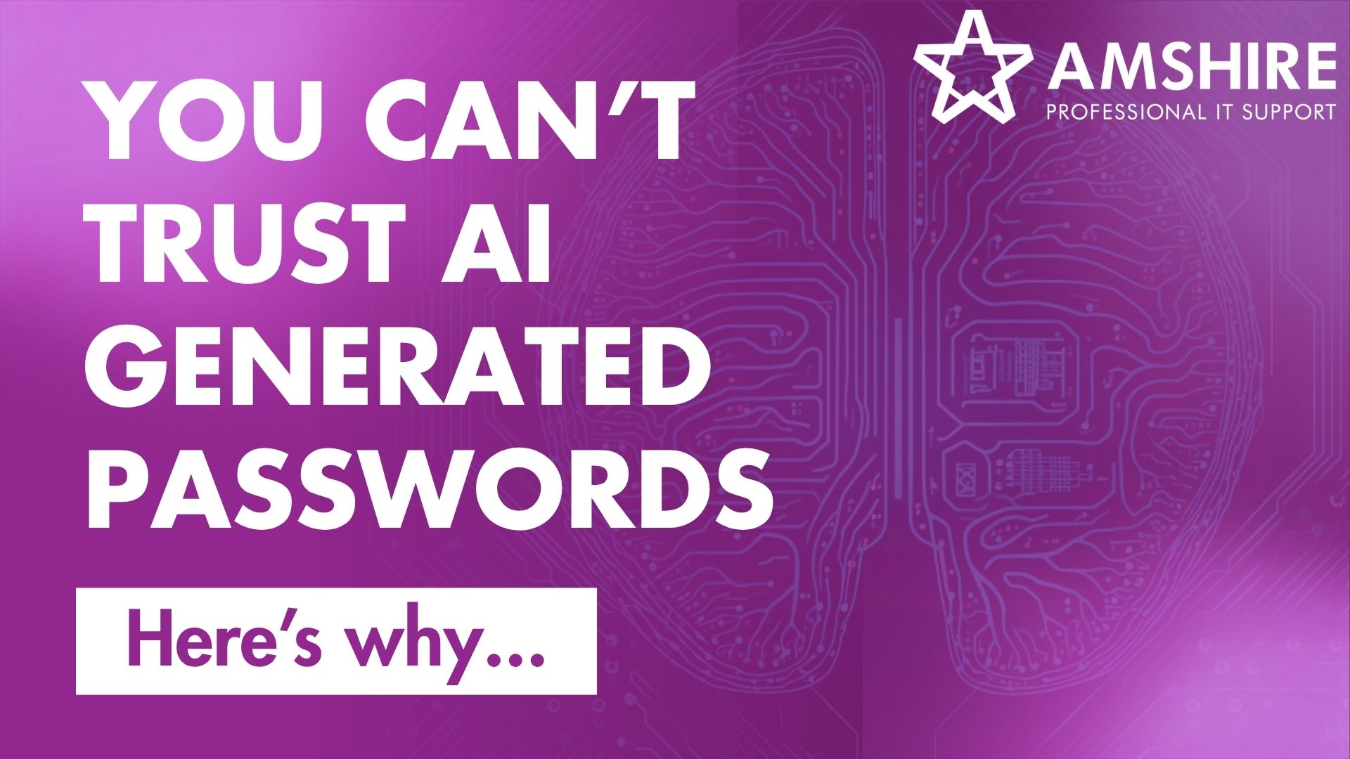 You can't trust AI generated passwords. Find out why...