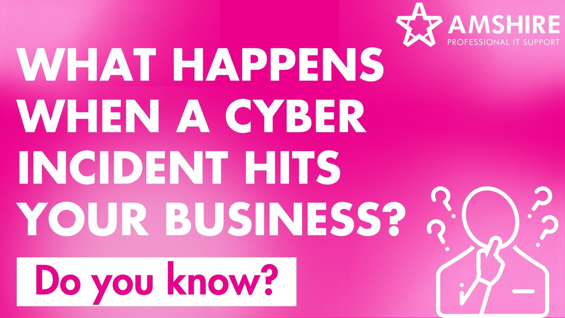 What Happens When a Cyber Incident Hits Your Business? Do you know?