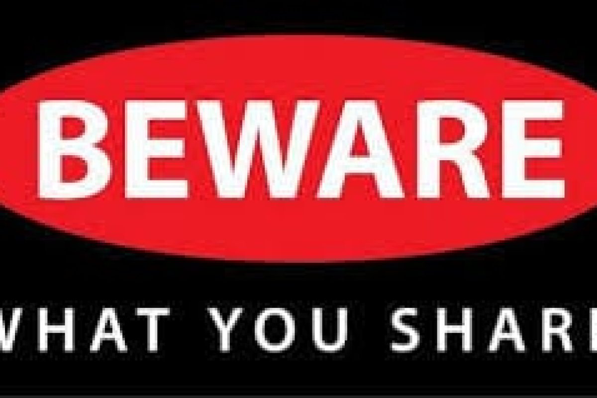 Beware what you share