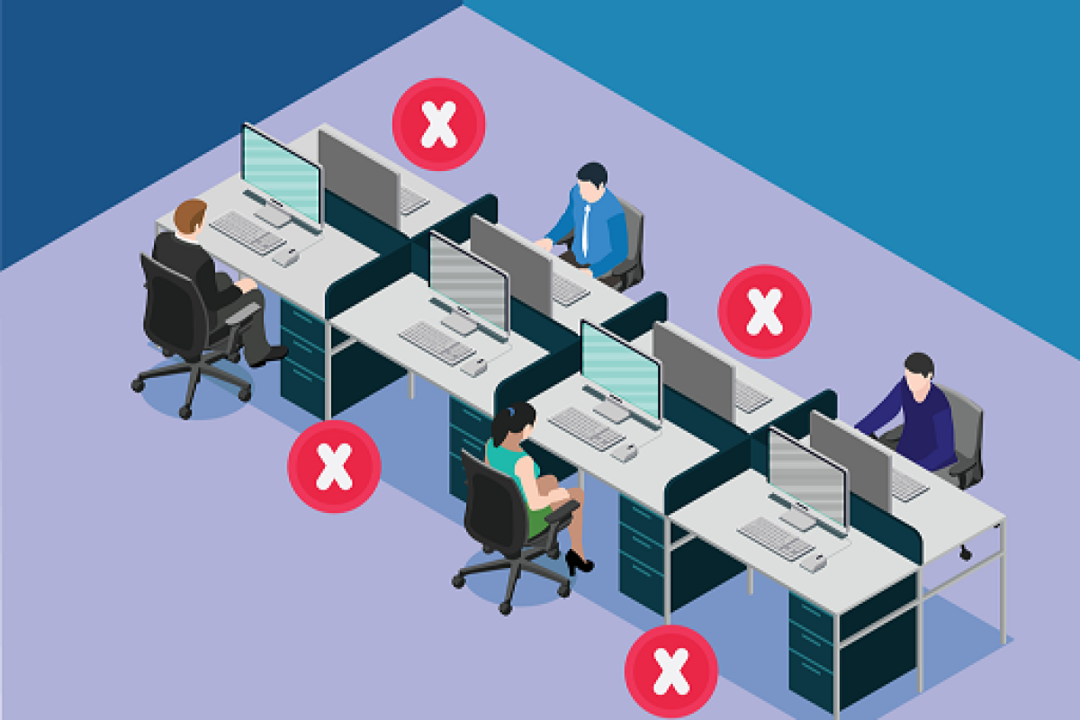 Office Social Distancing – Small Office Social Distancing - Small